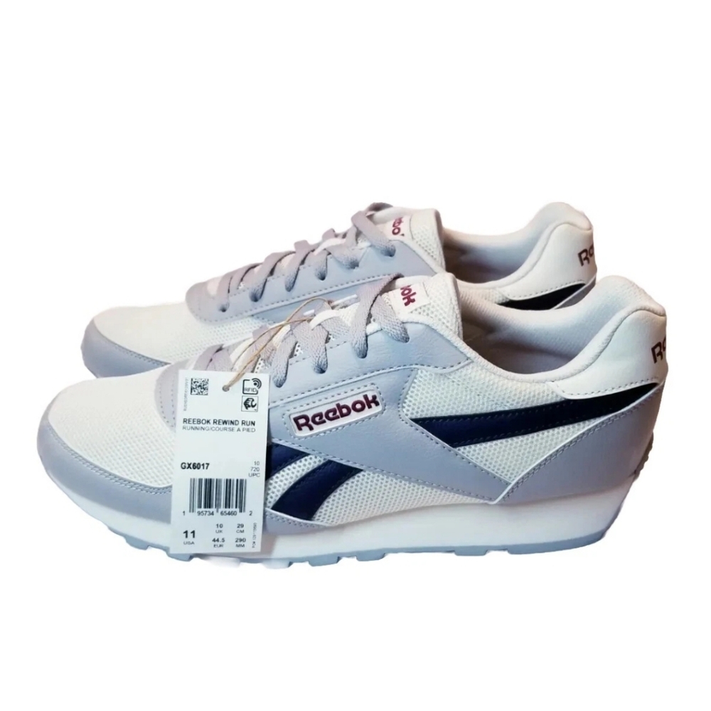 Reebok Rewind Men's Shoes Run Chalk Vector Navy GX6017 Size 11 Sneakers